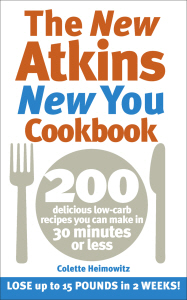 The New Atkins New You Cookbook and free bar
