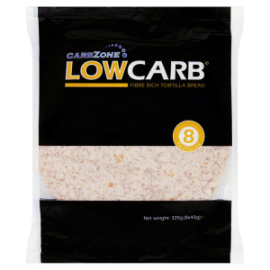 CarbZone LowCarb Tortillas Pack of 8