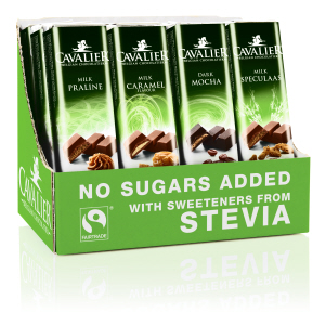 Cavalier Stevia Classic Choc Bars 40g