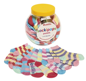 Oddsocks Sockipops Pastels Sweet Jar For Little People