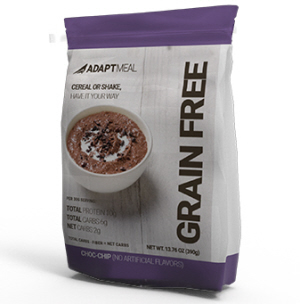 Adapt Chocolate Chip Cereal or Shake 390g Bag