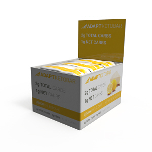 Adapt KetoBar Lemon Cheesecake 20g Box of 15