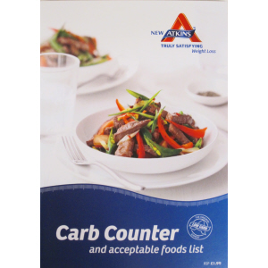 Atkins Carb Counter Book 2013 UK