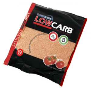 CarbZone Low Carb Tomato Tortillas Pack of 8