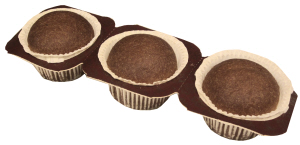 CiaoCarb Chocolate ProtoCakes, 45g each, box of 4 CLEARANCE Best Before 30 June 2018