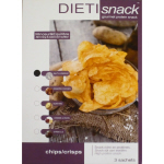 DietiSnack Salt and Vinegar Crisps Box of 3 Sachets
