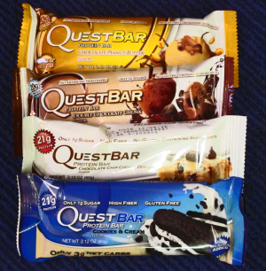 Quest Choc Chip Cookie Dough Low Carb Protein Bars 60g CLEARANCE Best Before 6 July 2018